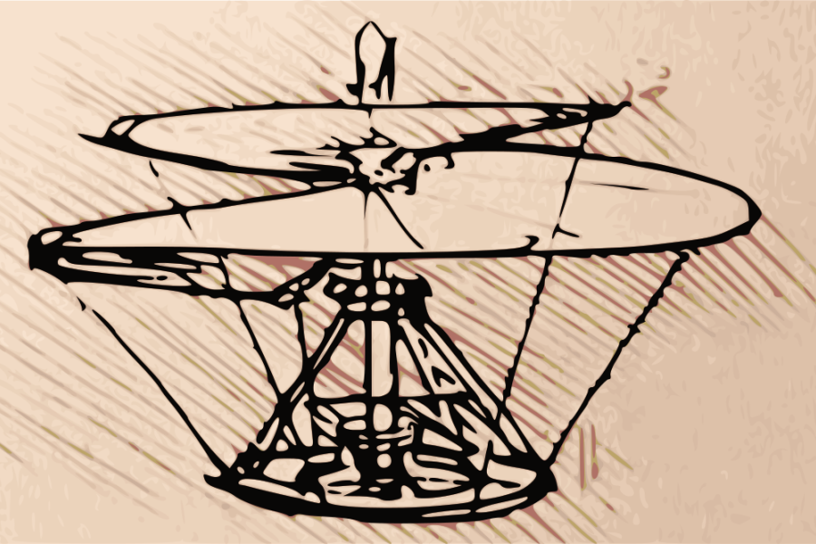 Da Vinci Aerial Screw